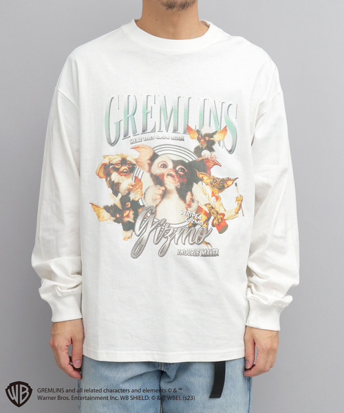 A.M.S.（エーエムエス）の「GREMRINS グレムリン ギズモ コラージュ ロングスリーブTシャツ（Tシャツ/カットソー・メンズ・ホワイト/ブラック・M/L）」の10枚目の写真