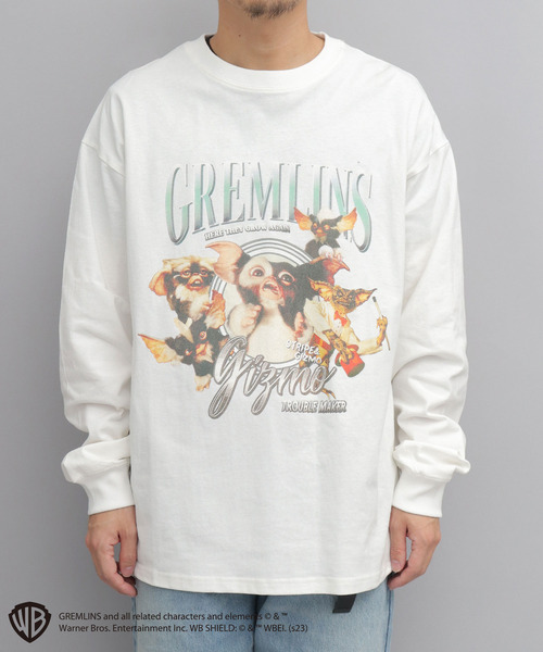 A.M.S.（エーエムエス）の「GREMRINS グレムリン ギズモ コラージュ ロングスリーブTシャツ（Tシャツ/カットソー・メンズ・ホワイト/ブラック・M/L）」の12枚目の写真