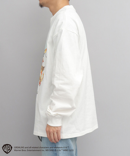 A.M.S.（エーエムエス）の「GREMRINS グレムリン ギズモ コラージュ ロングスリーブTシャツ（Tシャツ/カットソー・メンズ・ホワイト/ブラック・M/L）」の13枚目の写真