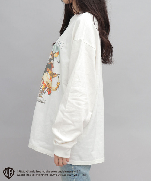 A.M.S.（エーエムエス）の「GREMRINS グレムリン ギズモ コラージュ ロングスリーブTシャツ（Tシャツ/カットソー・メンズ・ホワイト/ブラック・M/L）」の17枚目の写真