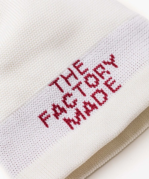 THE FACTORY MADE(ザ ファクトリー メイド)の「THE FACTORY MADE/ザファクトリーメイド ビーニー JACQUARD SHORT WATCH FM802(ニットキャップ/ビーニー・メンズ・ホワイト/ブラック/パープル/カーキ・FREE)」の7枚目の写真