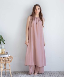 BEDROBE（ベッドローブ）の「【washable silk】ギャザーワンピース（ルームウェア/パジャマ・レディース）」