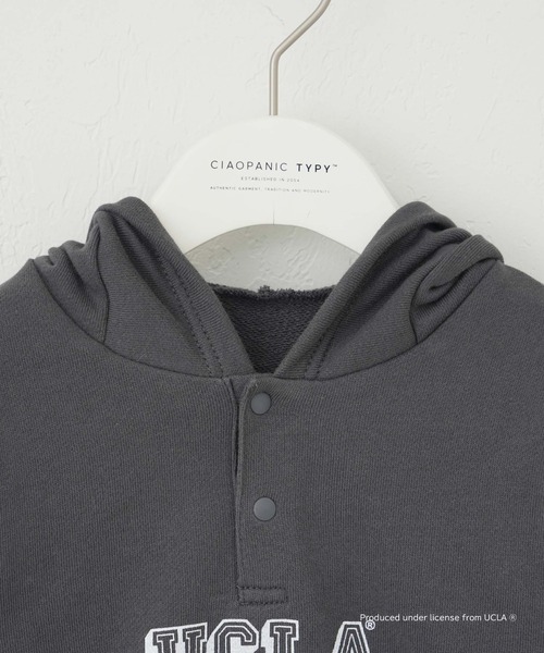 UCLA（ユーシーエルエー）の「【KIDS】【UCLA/ユーシーエルエー】TYPY別注BABYプリントスウェットロンパース（ロンパース・キッズ・アイボリー/チャコールグレー・80）」の10枚目の写真
