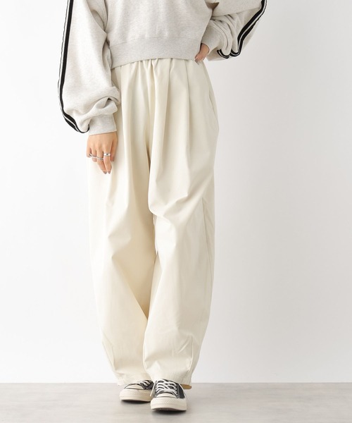 LEPSIM（レプシィム）の「イージーバルーンパンツ　980578（その他パンツ・レディース・アイボリー/ブラック/ブラウン・FREE）」の4枚目の写真