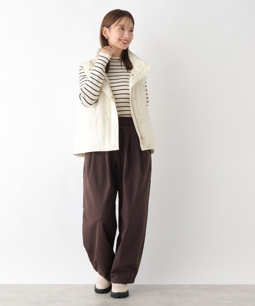 LEPSIM（レプシィム）の「イージーバルーンパンツ　980578（その他パンツ・レディース・アイボリー/ブラック/ブラウン・FREE）」の9枚目の写真