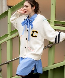 COMMRE | レタード刺繍カーディガン(カーディガン/ボレロ)