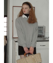 VIS | 【韓国人気ブランド/sinoon】ロゴ刺繍スウェットプルオーバー【洗える】(スウェット)