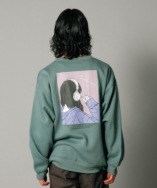 【美品】ドゥーズィエムクラス オーバーサイズスウェット バックプリント コットン 美品】ドゥーズィエムクラス オーバーサイズスウェット バック