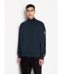 ARMANI EXCHANGE | 【A|X アルマーニ エクスチェンジ】テープロゴ　ジップアップスウェットパーカー(パーカー)
