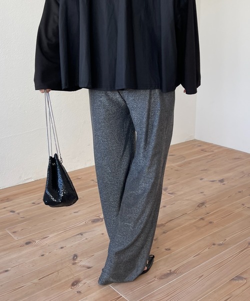 wee9s(ウィークス)の「"GIRA GIRA" glitter disco pants / ギラギラグリッターラメディスコパンツ(スウェットパンツ・レディース・ブラック/シルバー・FREE/SHORT)」の19枚目の写真