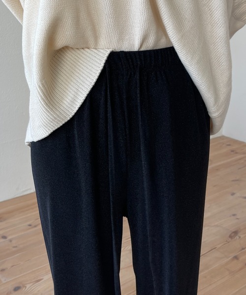 wee9s(ウィークス)の「"GIRA GIRA" glitter disco pants / ギラギラグリッターラメディスコパンツ(スウェットパンツ・レディース・ブラック/シルバー・FREE/SHORT)」の9枚目の写真
