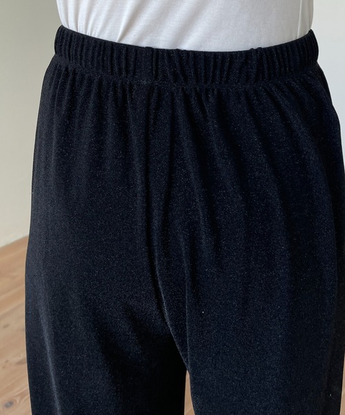 wee9s(ウィークス)の「"GIRA GIRA" glitter disco pants / ギラギラグリッターラメディスコパンツ(スウェットパンツ・レディース・ブラック/シルバー・FREE/SHORT)」の10枚目の写真