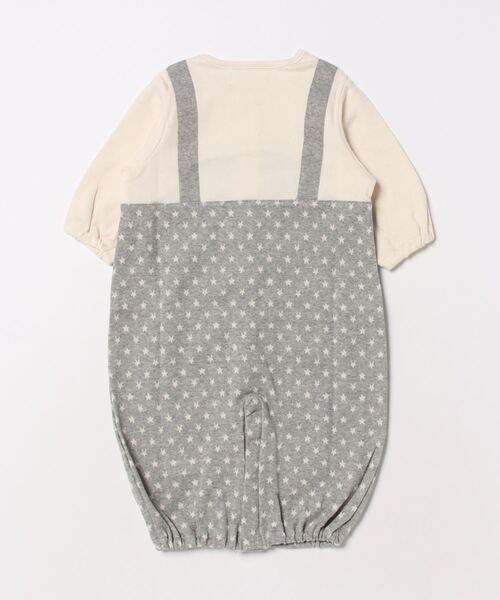 sense of wonder(センスオブワンダー)の「スタージャカード2wayオール(ロンパース・キッズ・グレー・50-70cm)」の10枚目の写真
