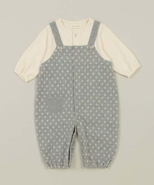 sense of wonder(センスオブワンダー)の「スタージャカード2wayオール(ロンパース・キッズ・グレー・50-70cm)」の6枚目の写真