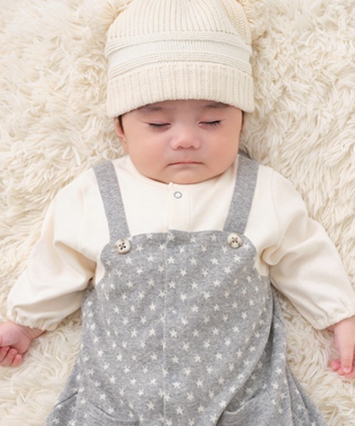 sense of wonder(センスオブワンダー)の「スタージャカード2wayオール(ロンパース・キッズ・グレー・50-70cm)」の2枚目の写真