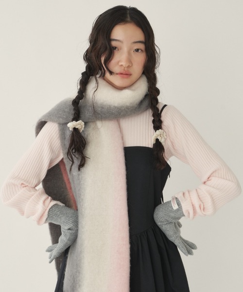 GIUNON（ジウノン）の「smartphone touch gloves / スマートフォンタッチ手袋（手袋・レディース・グレー/アイボリー/ライトブルー・FREE）」の17枚目の写真