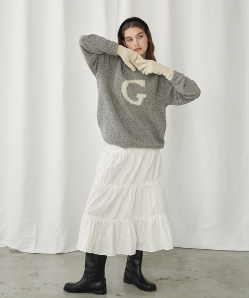 GIUNON（ジウノン）の「smartphone touch gloves / スマートフォンタッチ手袋（手袋・レディース・グレー/アイボリー/ライトブルー・FREE）」の8枚目の写真