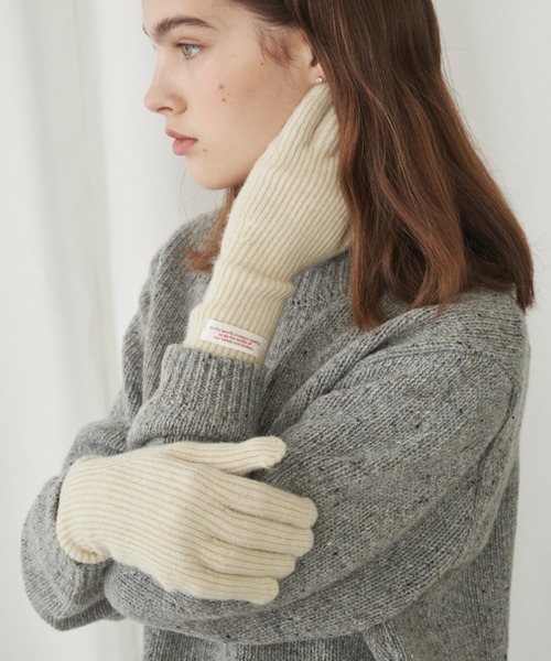 GIUNON（ジウノン）の「smartphone touch gloves / スマートフォンタッチ手袋（手袋・レディース・グレー/アイボリー/ライトブルー・FREE）」の6枚目の写真