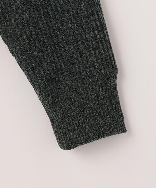 green label relaxing（グリーンレーベルリラクシング）の「メランジワッフル クルーネック カットソー（Tシャツ/カットソー・メンズ・オフホワイト/ダークグレー/マスタード・S/XL/M/L）」の11枚目の写真