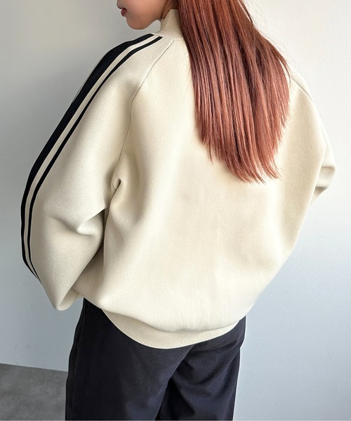PARTY 【ZOZO限定】ニットトラックジャケット apres jour mignon(アプレジュールミニョン)の「アソート