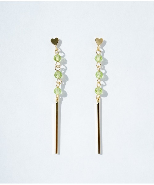 Meach.（ミーチ）の「【Meach.】14kgf誕生石ミニハートロングピアス（ピアス（両耳用）・レディース・K/O/F/J/N/I/E/H/D/A/R/C/P/B/L/Q/M/G・FREE）」の9枚目の写真