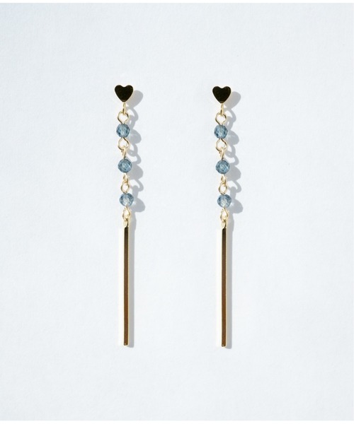 Meach.（ミーチ）の「【Meach.】14kgf誕生石ミニハートロングピアス（ピアス（両耳用）・レディース・K/O/F/J/N/I/E/H/D/A/R/C/P/B/L/Q/M/G・FREE）」の10枚目の写真