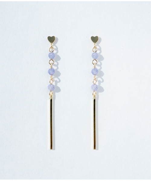 Meach.（ミーチ）の「【Meach.】14kgf誕生石ミニハートロングピアス（ピアス（両耳用）・レディース・K/O/F/J/N/I/E/H/D/A/R/C/P/B/L/Q/M/G・FREE）」の13枚目の写真