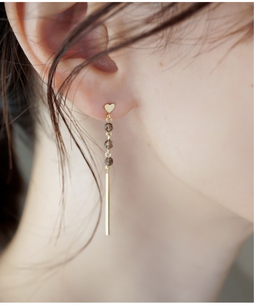 Meach.（ミーチ）の「【Meach.】14kgf誕生石ミニハートロングピアス（ピアス（両耳用）・レディース・K/O/F/J/N/I/E/H/D/A/R/C/P/B/L/Q/M/G・FREE）」の17枚目の写真