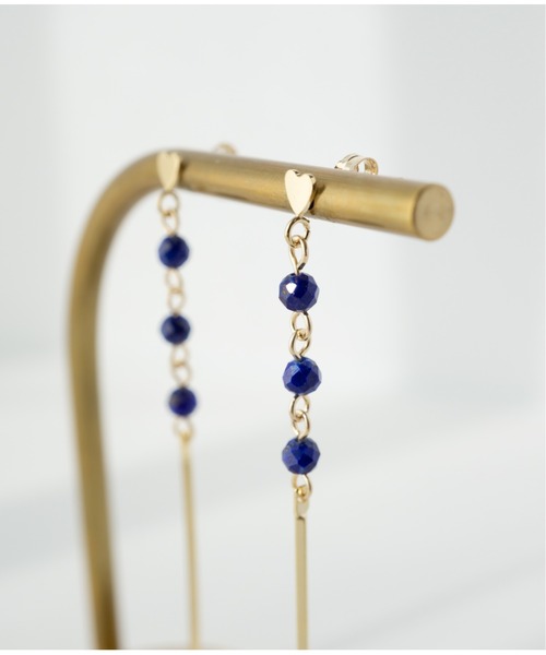 Meach.（ミーチ）の「【Meach.】14kgf誕生石ミニハートロングピアス（ピアス（両耳用）・レディース・K/O/F/J/N/I/E/H/D/A/R/C/P/B/L/Q/M/G・FREE）」の20枚目の写真