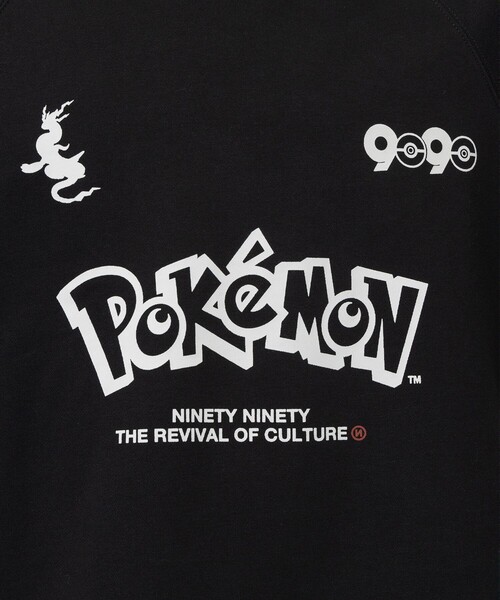 9090（ナインティナインティ）の「9090 Pokemon Legend Pullover（Tシャツ/カットソー・メンズ・ブラック/グレー・M/L/XL）」の6枚目の写真