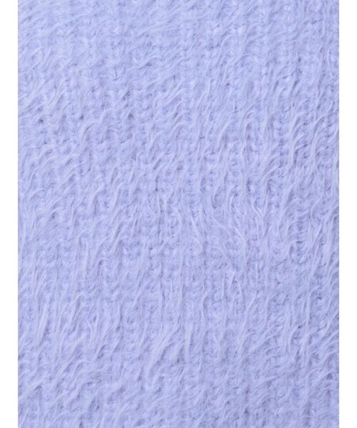 GYDA(ジェイダ)の「オフショルシャギーチョーカーニットトップス(ニット/セーター・レディース・チャコールグレー/アイボリー・FREE)」の10枚目の写真