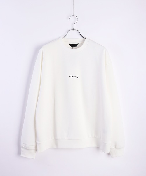 Naive magic（ナイーブマジック）の「NAIVEMAGIC ダンボールニット バックプリントトレーナー（スウェット・メンズ・ホワイト/ブルー/ブラック/ブラック系その他/ホワイト系その他・M/L）」の6枚目の写真