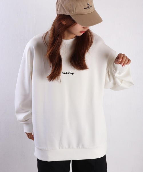 Naive magic（ナイーブマジック）の「NAIVEMAGIC ダンボールニット バックプリントトレーナー（スウェット・メンズ・ホワイト/ブルー/ブラック/ブラック系その他/ホワイト系その他・M/L）」の14枚目の写真