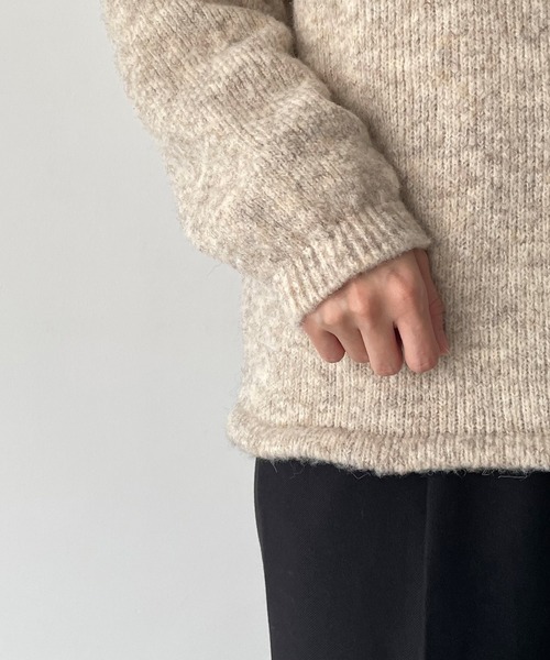 CANAL JEAN Elmar ハイネックヘンリーニット CANAL JEAN（キャナルジーン）の「El mar ハイネックヘンリー