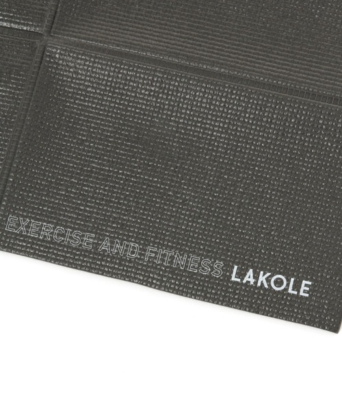 LAKOLE(ラコレ)の「ミニヨガマット / 989342(スポーツグッズ・レディース・グレー/ブラック/オフホワイト・FREE)」の5枚目の写真