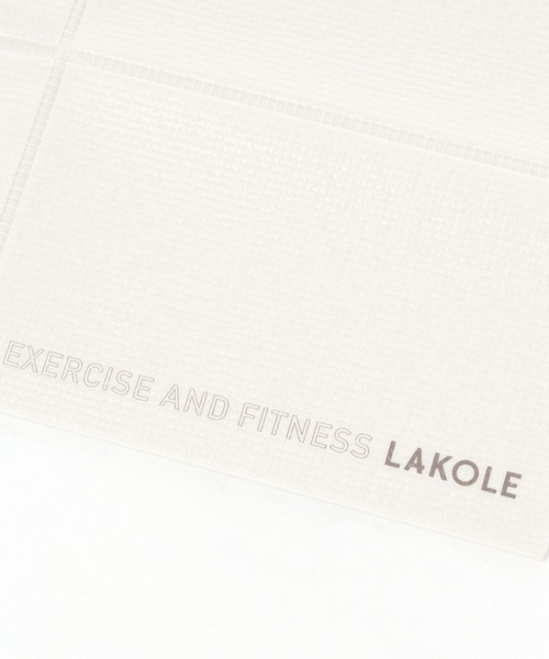 LAKOLE(ラコレ)の「ミニヨガマット / 989342(スポーツグッズ・レディース・グレー/ブラック/オフホワイト・FREE)」の9枚目の写真