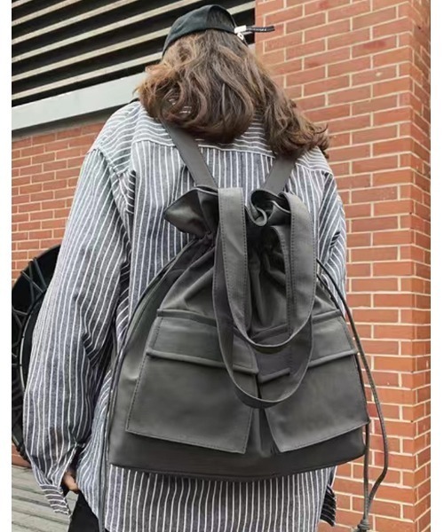 CORNERS（コーナーズ）の「3wayナップサック（バックパック/リュック・レディース・ベージュ/グレー/マスタード/ブラック・FREE）」の10枚目の写真