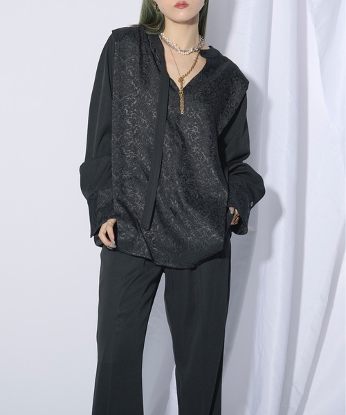 Ezick（エジック）の「Palette jacquard セットアップパンツ