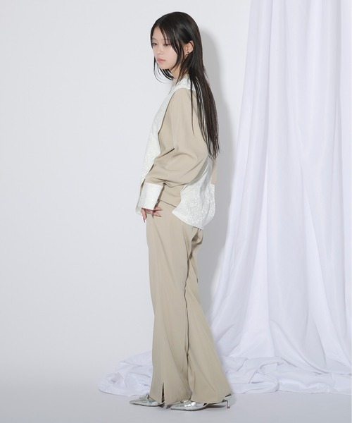 Ezick(エジック)の「Palette jacquard セットアップパンツドレス Ezick(エジック)の「Palette jacquard セットアップパンツドレス