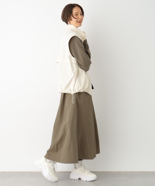 LEPSIM(レプシィム)の「裏毛ドッキングワンピース 103370(ワンピース・レディース・カーキ/ブラック・FREE)」の22枚目の写真