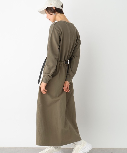 LEPSIM(レプシィム)の「裏毛ドッキングワンピース 103370(ワンピース・レディース・カーキ/ブラック・FREE)」の19枚目の写真