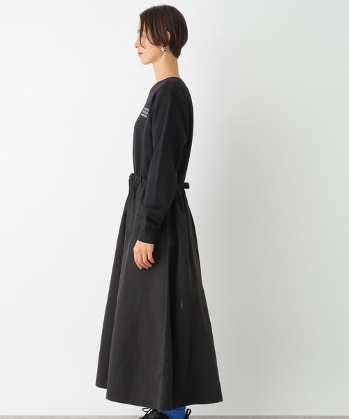 LEPSIM(レプシィム)の「裏毛ドッキングワンピース 103370(ワンピース・レディース・カーキ/ブラック・FREE)」の17枚目の写真