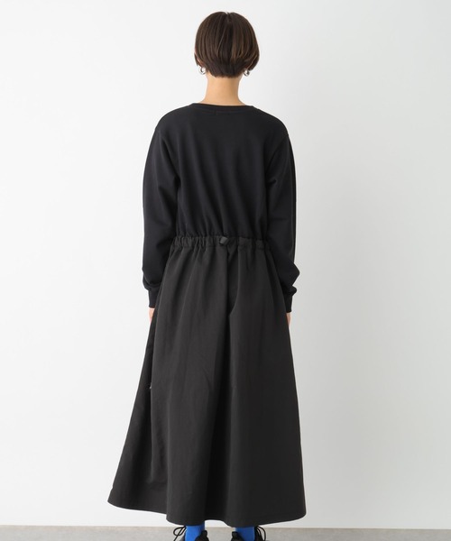 LEPSIM(レプシィム)の「裏毛ドッキングワンピース 103370(ワンピース・レディース・カーキ/ブラック・FREE)」の16枚目の写真