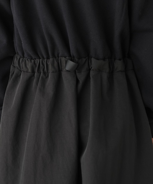 LEPSIM(レプシィム)の「裏毛ドッキングワンピース 103370(ワンピース・レディース・カーキ/ブラック・FREE)」の9枚目の写真