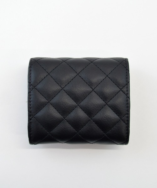CHANEL ターコイズ キルティング 三つ折り財布 CHANEL ターコイズ キルティング 三つ折り財布 小物