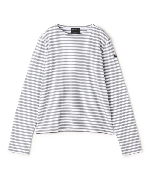 Le Minor(ルミノア)の「【別注】 Le minor×GALERIE VIE ロングスリーブカットソー(Tシャツ/カットソー・レディース・ブルー系その他2/ライトベージュ/グレー系その他・FREE)」の2枚目の写真