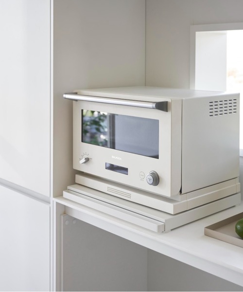 tower（タワー）の「tower(タワー)キッチン家電下スライドテーブル（キッチン収納・レディース・ブラック/ホワイト・ONE SIZE）」の7枚目の写真