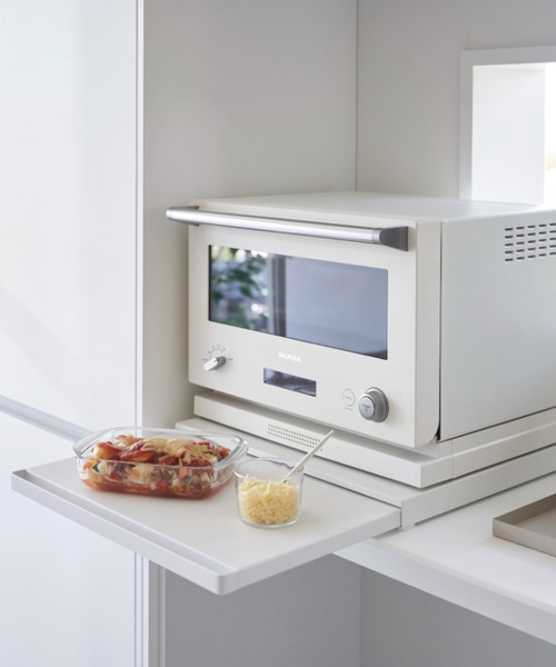 tower（タワー）の「tower(タワー)キッチン家電下スライドテーブル（キッチン収納・レディース・ブラック/ホワイト・ONE SIZE）」の8枚目の写真