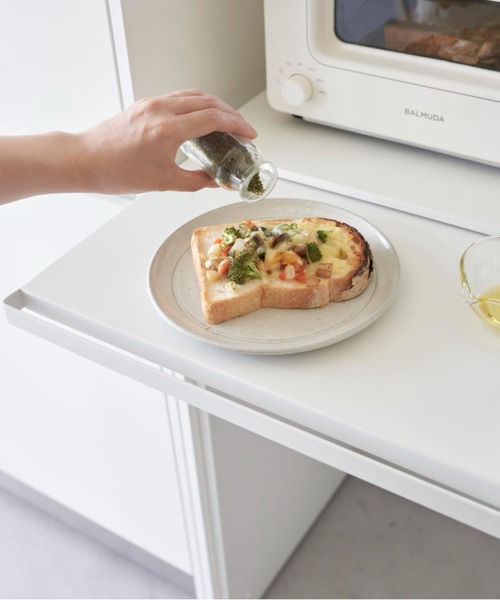 tower（タワー）の「tower(タワー)キッチン家電下スライドテーブル（キッチン収納・レディース・ブラック/ホワイト・ONE SIZE）」の12枚目の写真