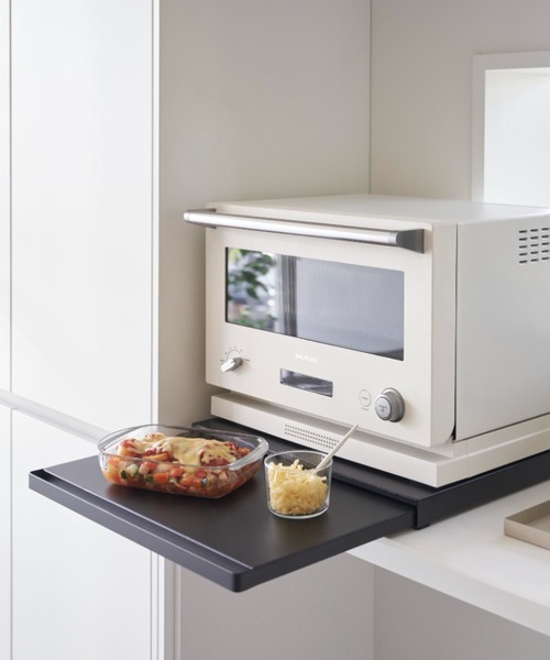 tower（タワー）の「tower(タワー)キッチン家電下スライドテーブル（キッチン収納・レディース・ブラック/ホワイト・ONE SIZE）」の21枚目の写真